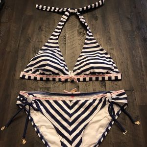 Betsey Johnson Halter Bikini